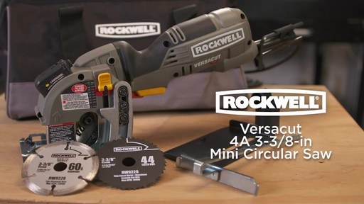 Rockwell Versacut 4A 3-3/8-in Mini Circular Saw - image 10 from the video
